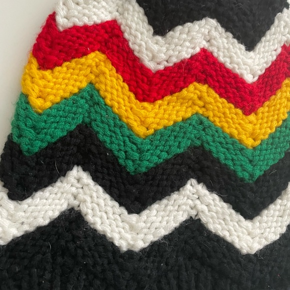 Neff | Rasta Ric Rac Knit Pom Pom Beanie - Picture 5 of 8